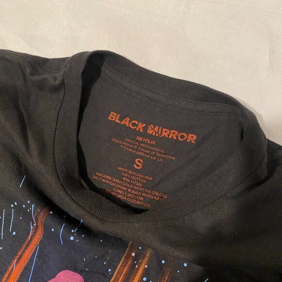Netflix Black Mirror USS Callister Sci-fi Tv Show Black Graphic Tshirt - S - Picture 2 of 4